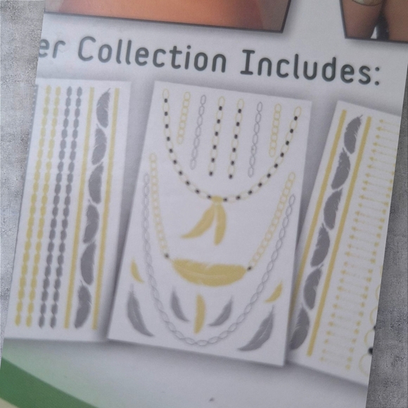 Metallic Temporary Tattoos - Gold and Silver - Picture 10 of 12